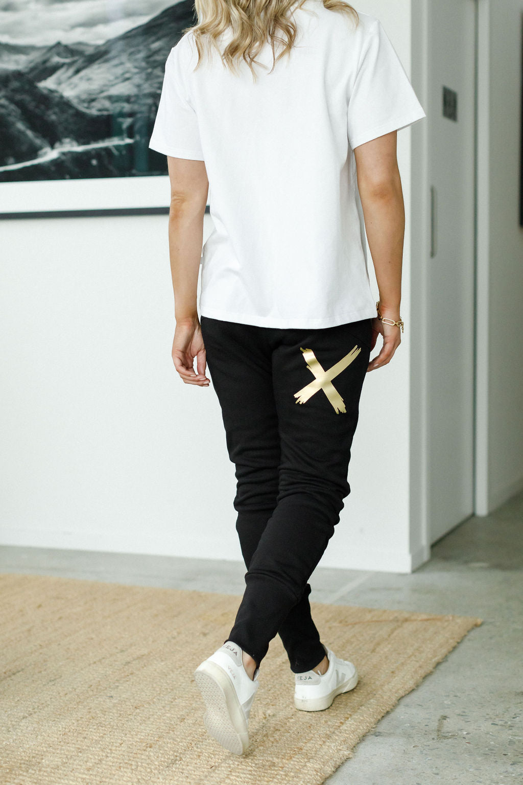 Apartment Pants - Alpine Weight - Black with Gold X