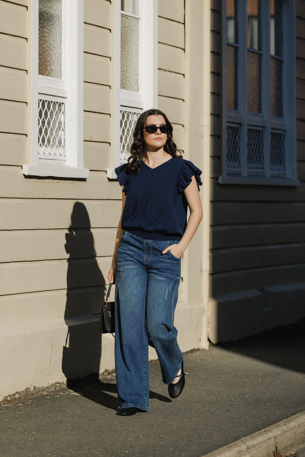 Coming Soon - Lauren Top - Navy