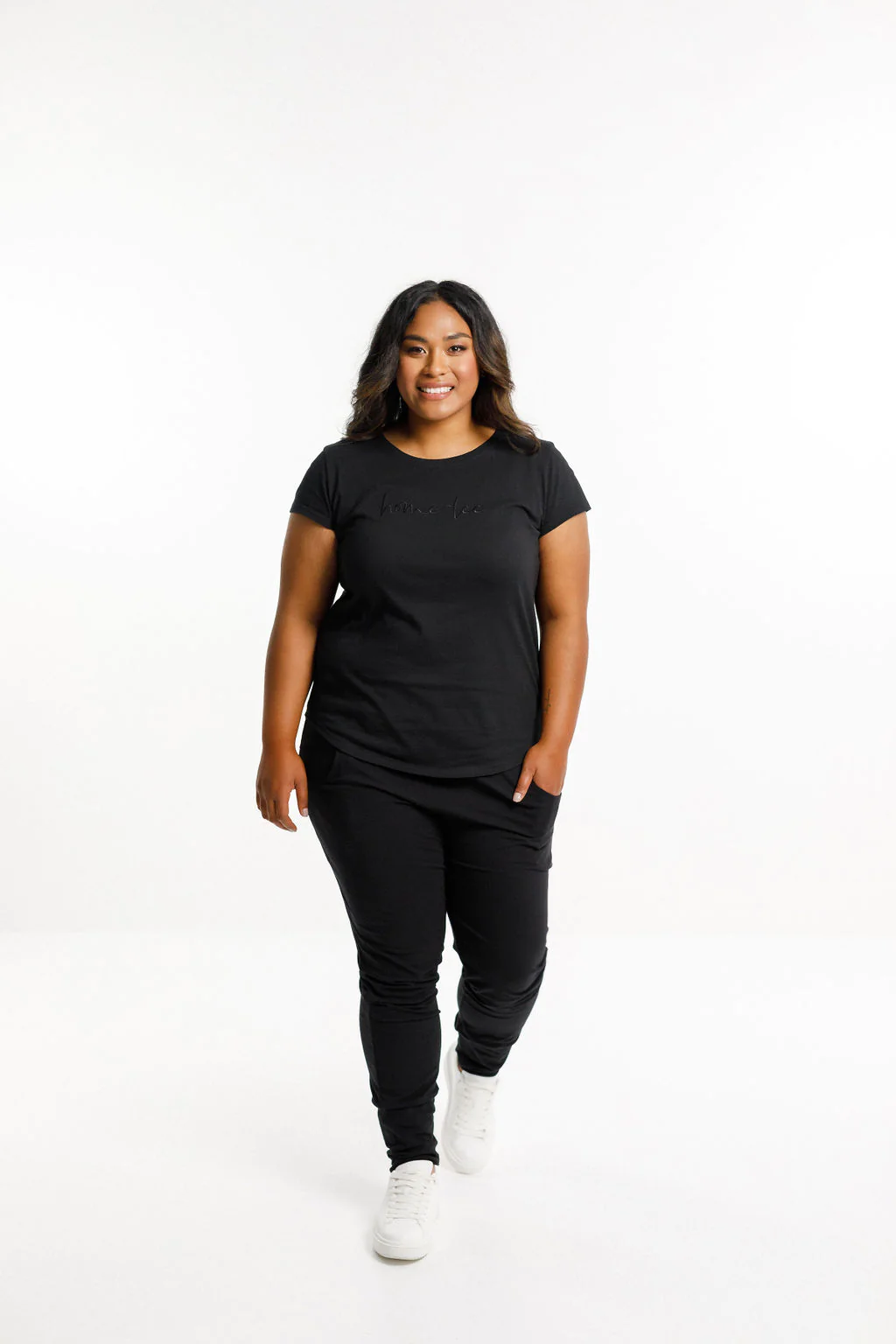 Apartment Pants - Black with White X Print