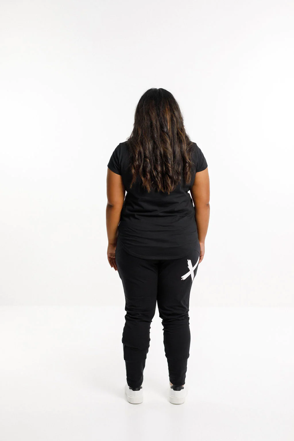 Apartment Pants - Black with White X Print