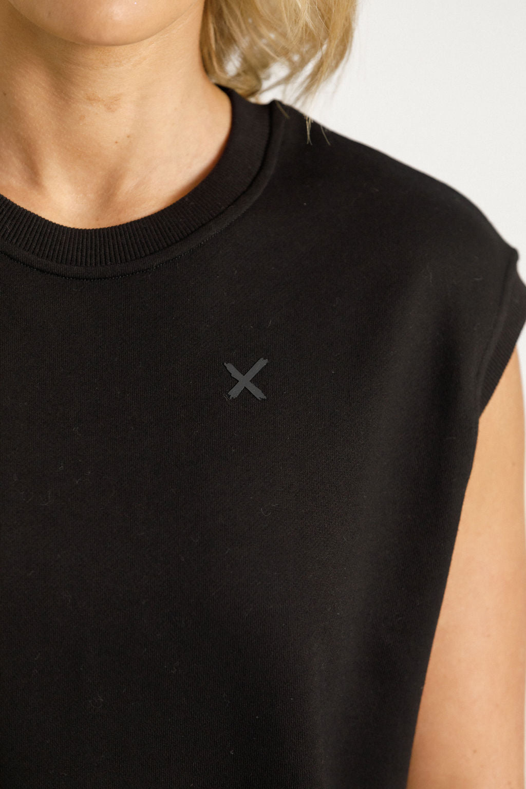Sailor Tee - Alpine Weight - Black with Black X