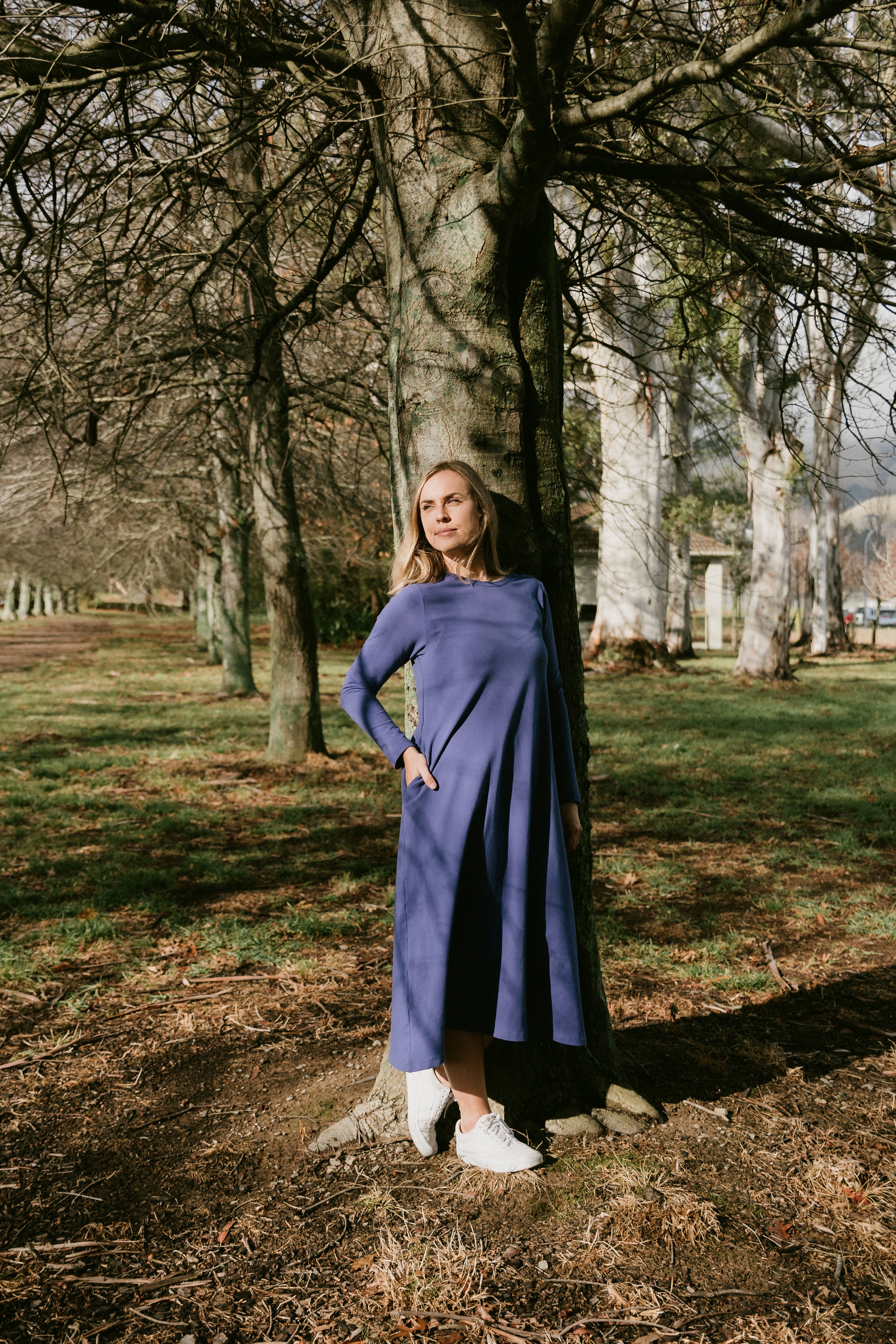 Kinsley Midi Dress - Hyacinth