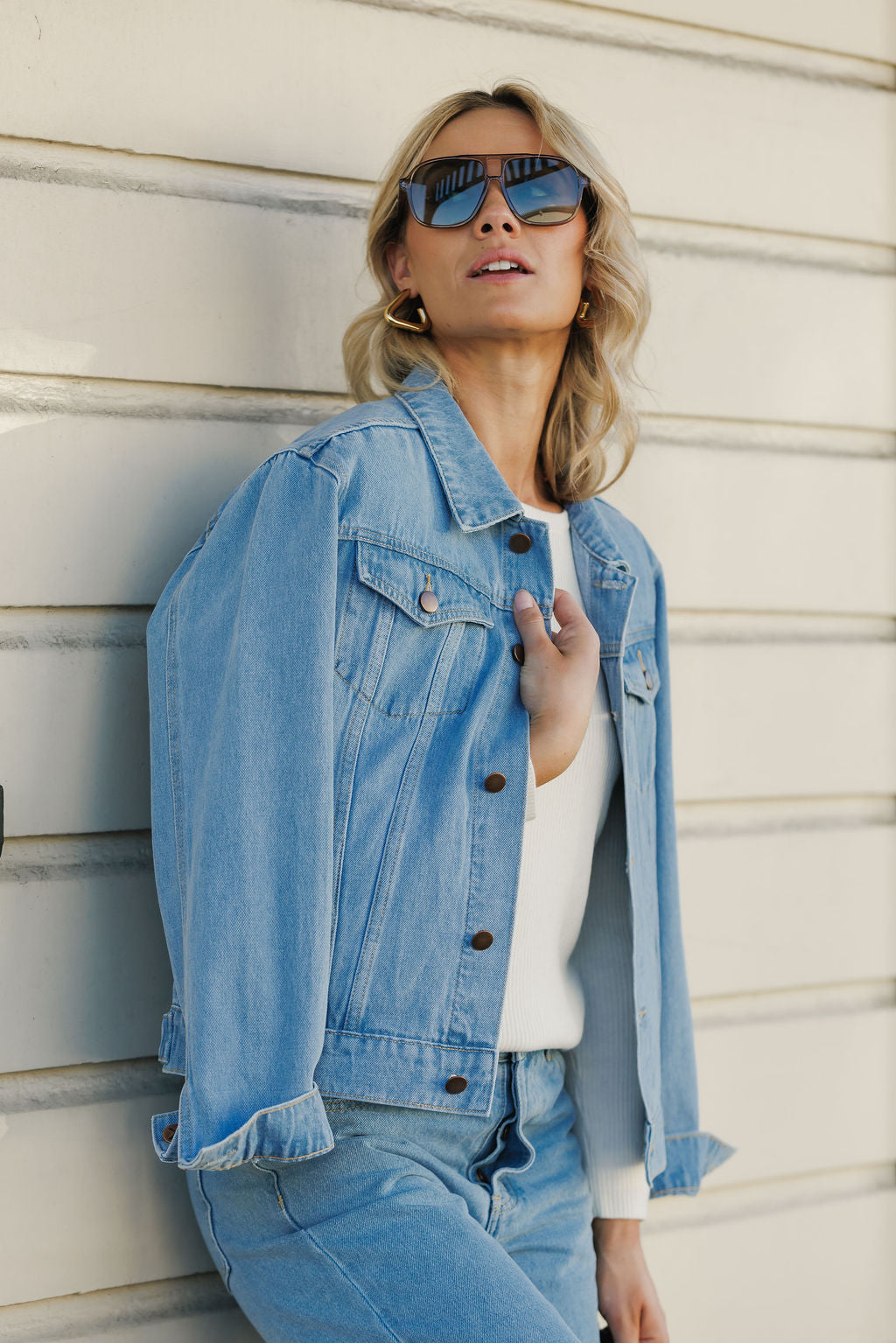 Olly Jacket - Stonewash Denim