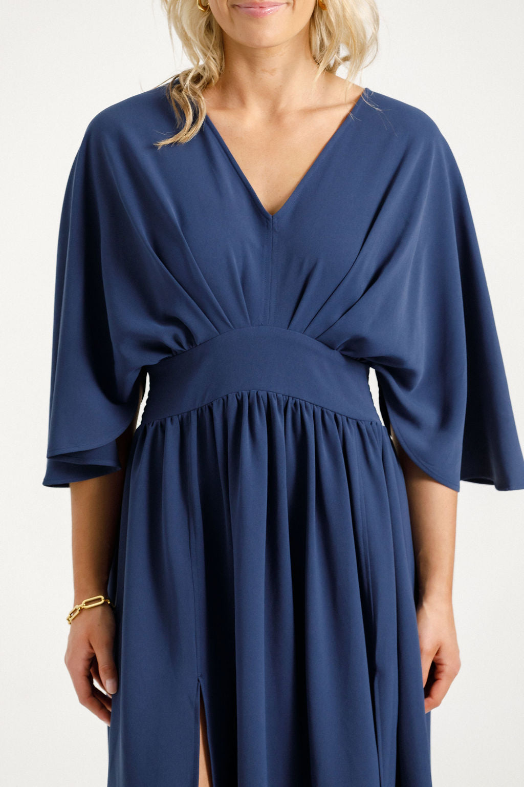 Sara Dress - Indigo Blue