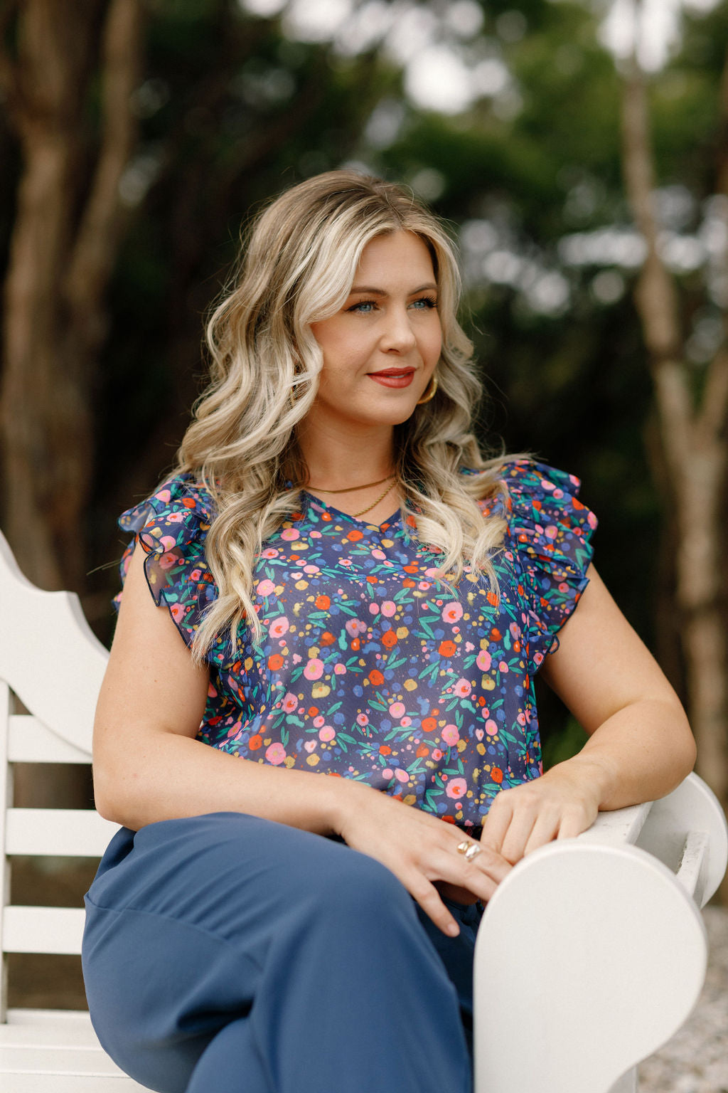Coming Soon - Lauren Top - Spring Blossoms