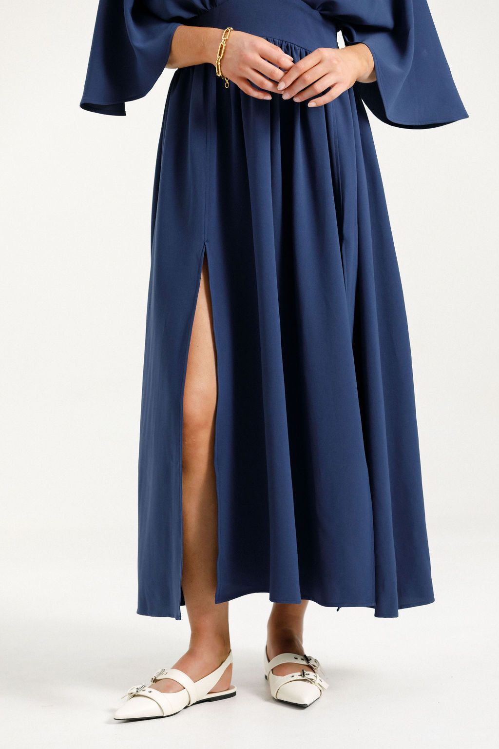 Sara Dress - Indigo Blue