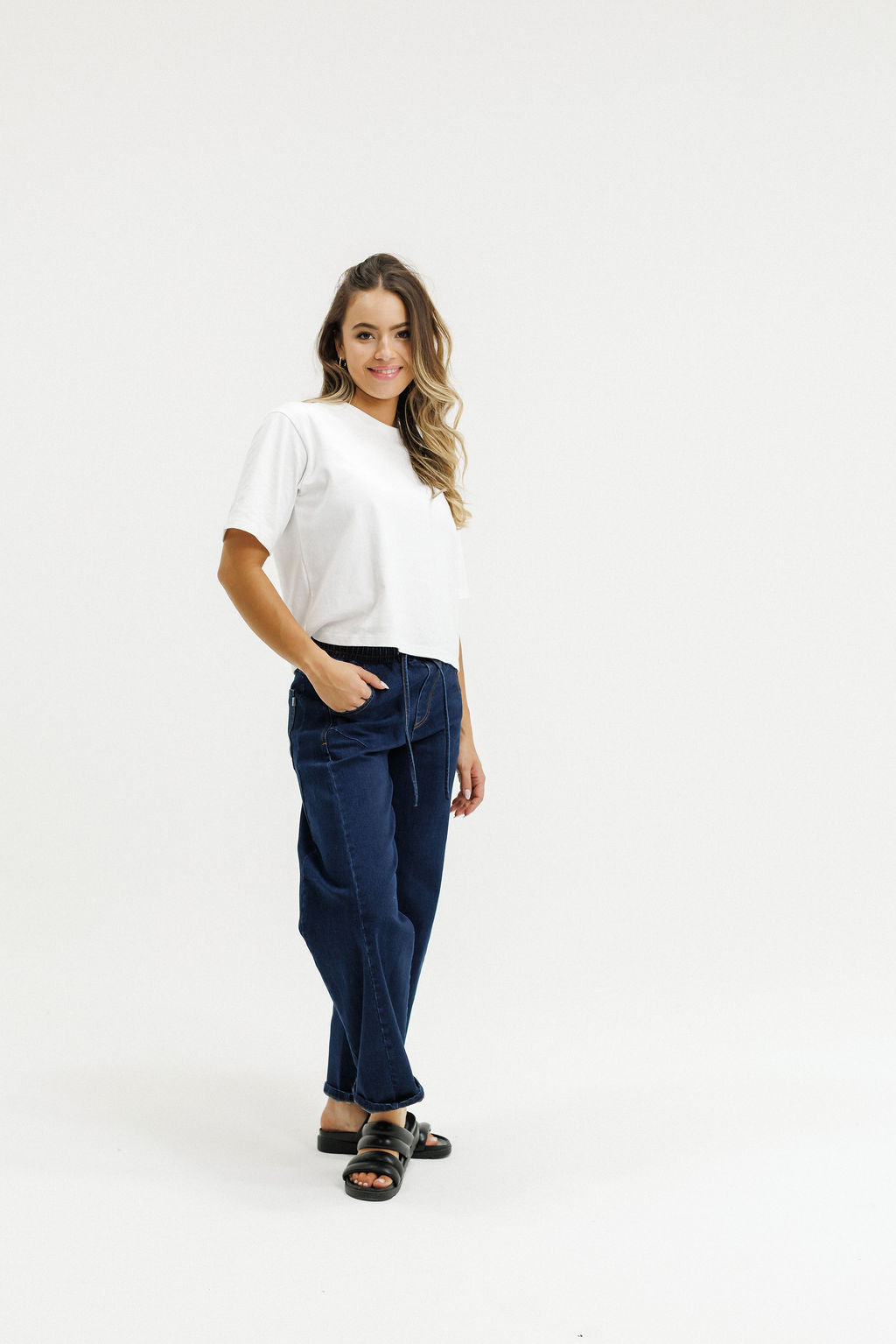 Barrel Jeans - Indigo Wash
