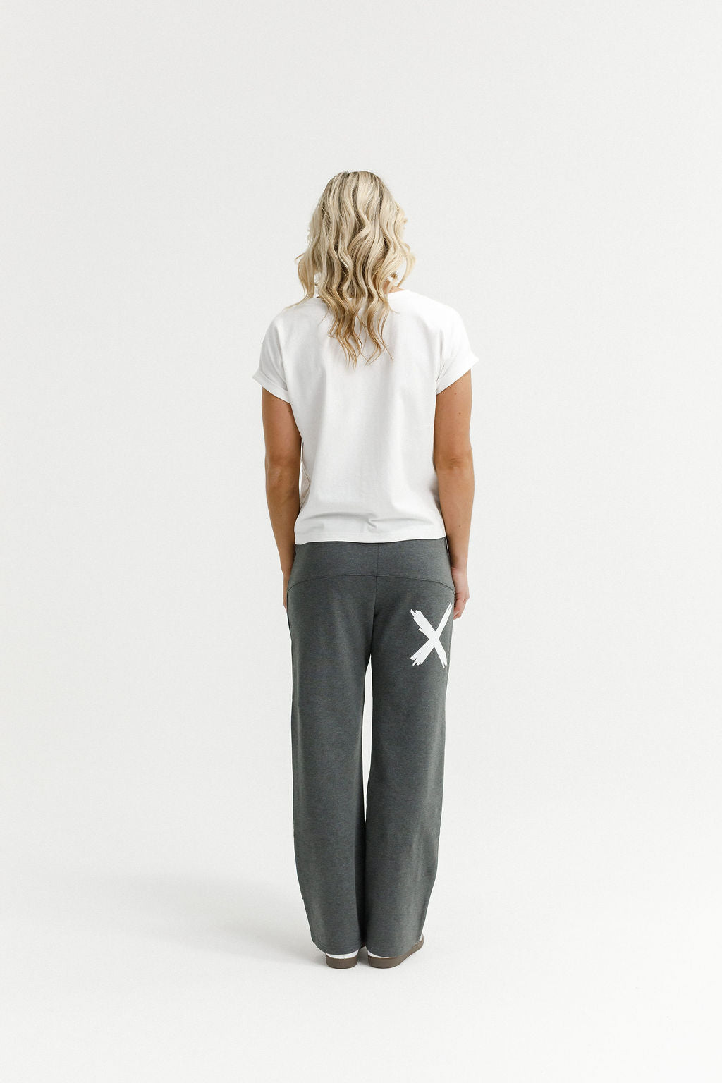 Avenue Pants - Winter Weight - Charcoal with White X