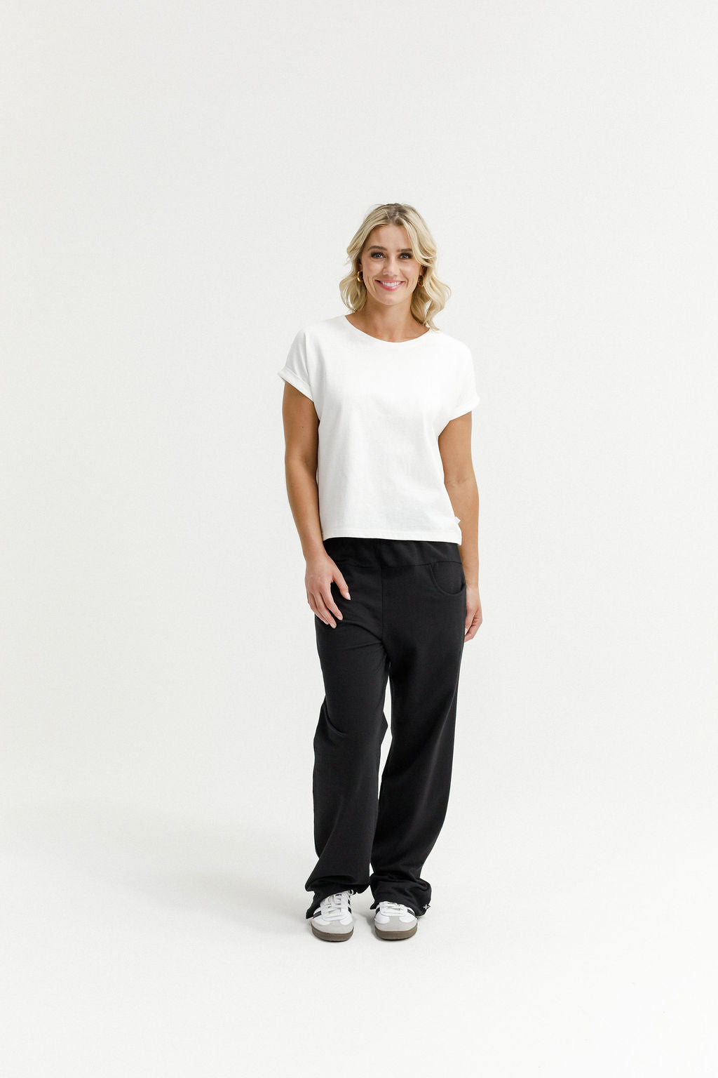 Avenue Pants - Winter Weight - Black with Matte Black X