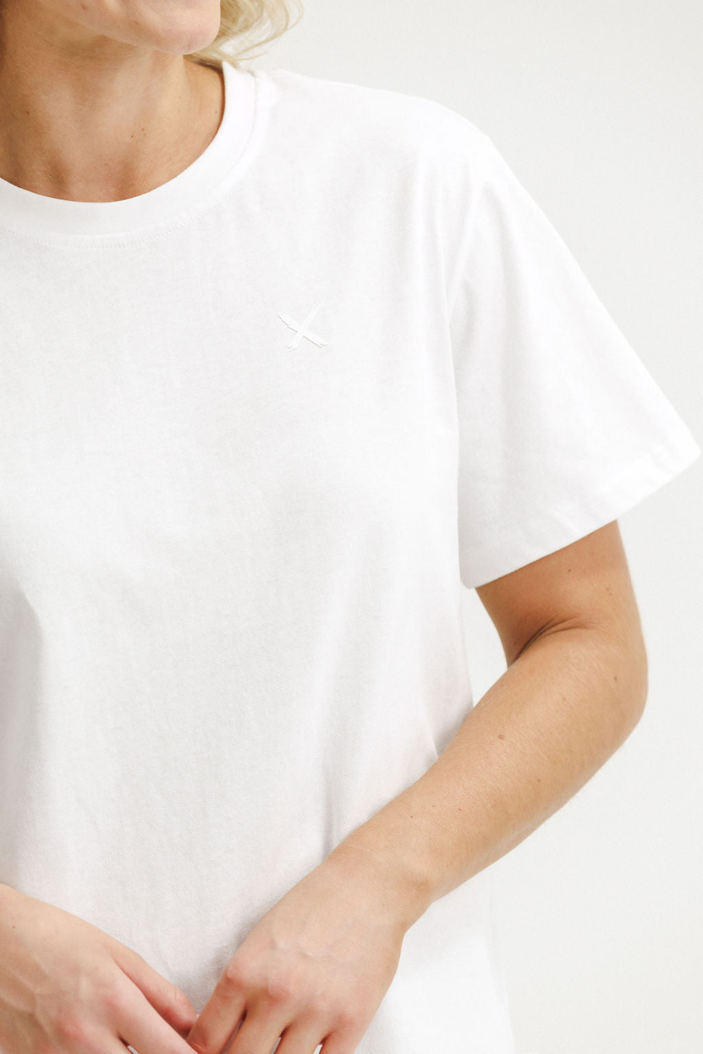 Chris Tee - White with White X