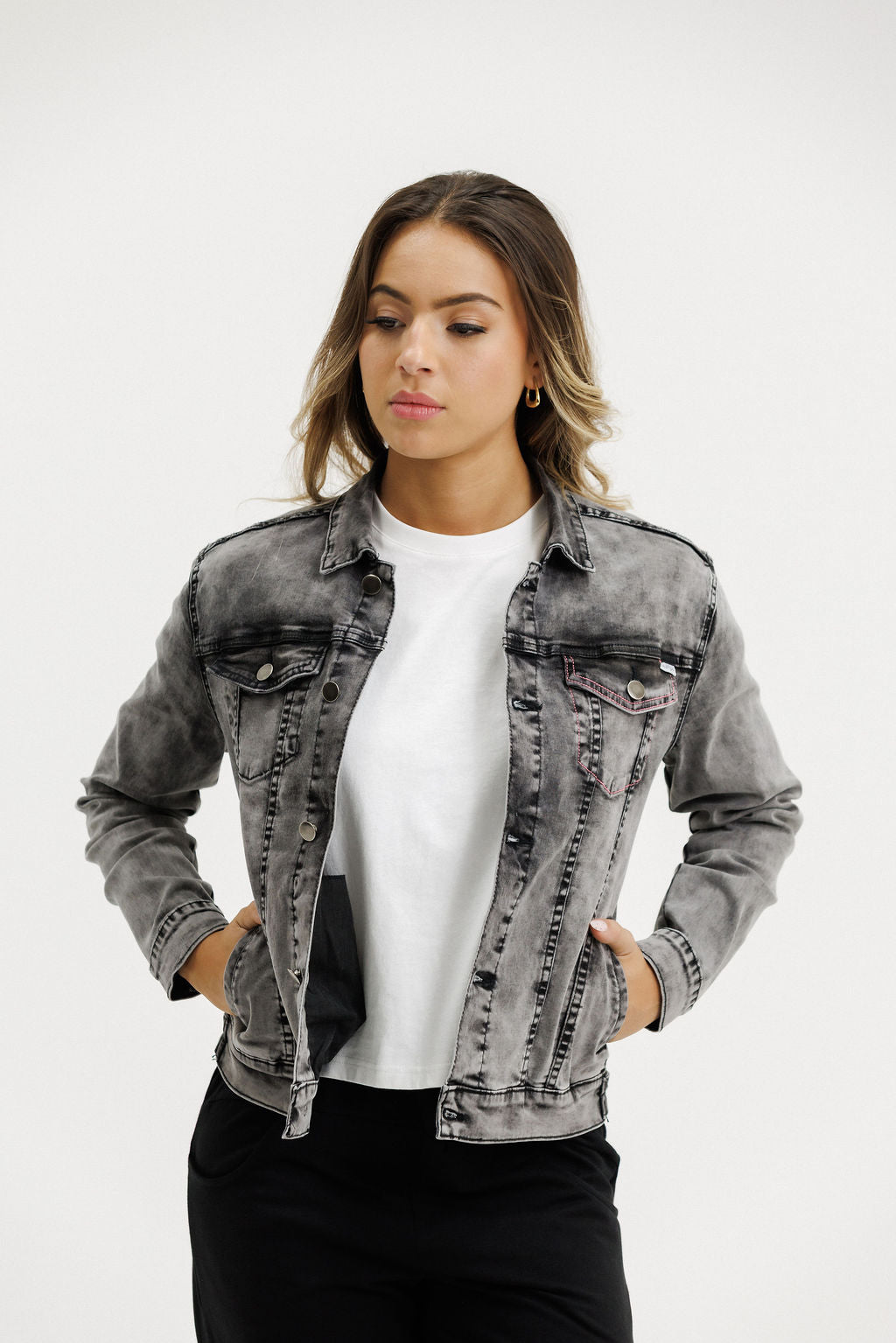 Classic Denim Jacket - Grey Wash