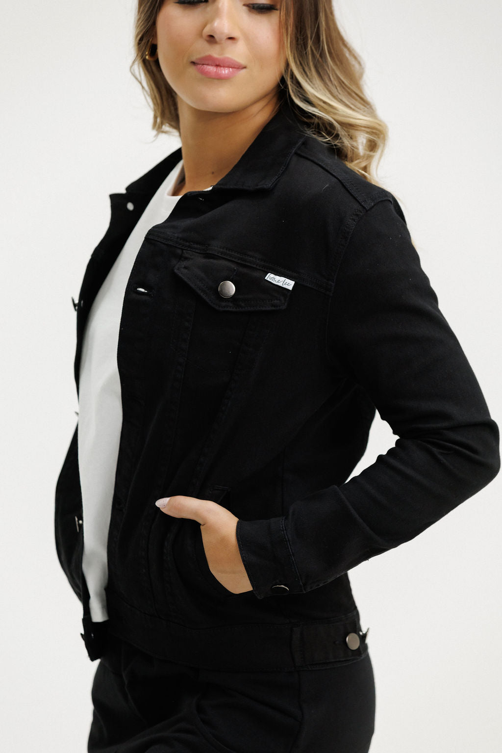 Classic Denim Jacket - Jet Black