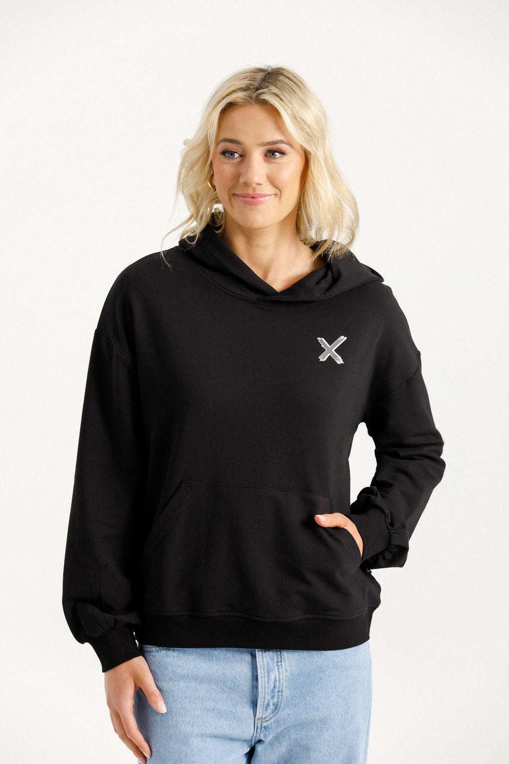 Elliot Hoodie - Black with Shadow X