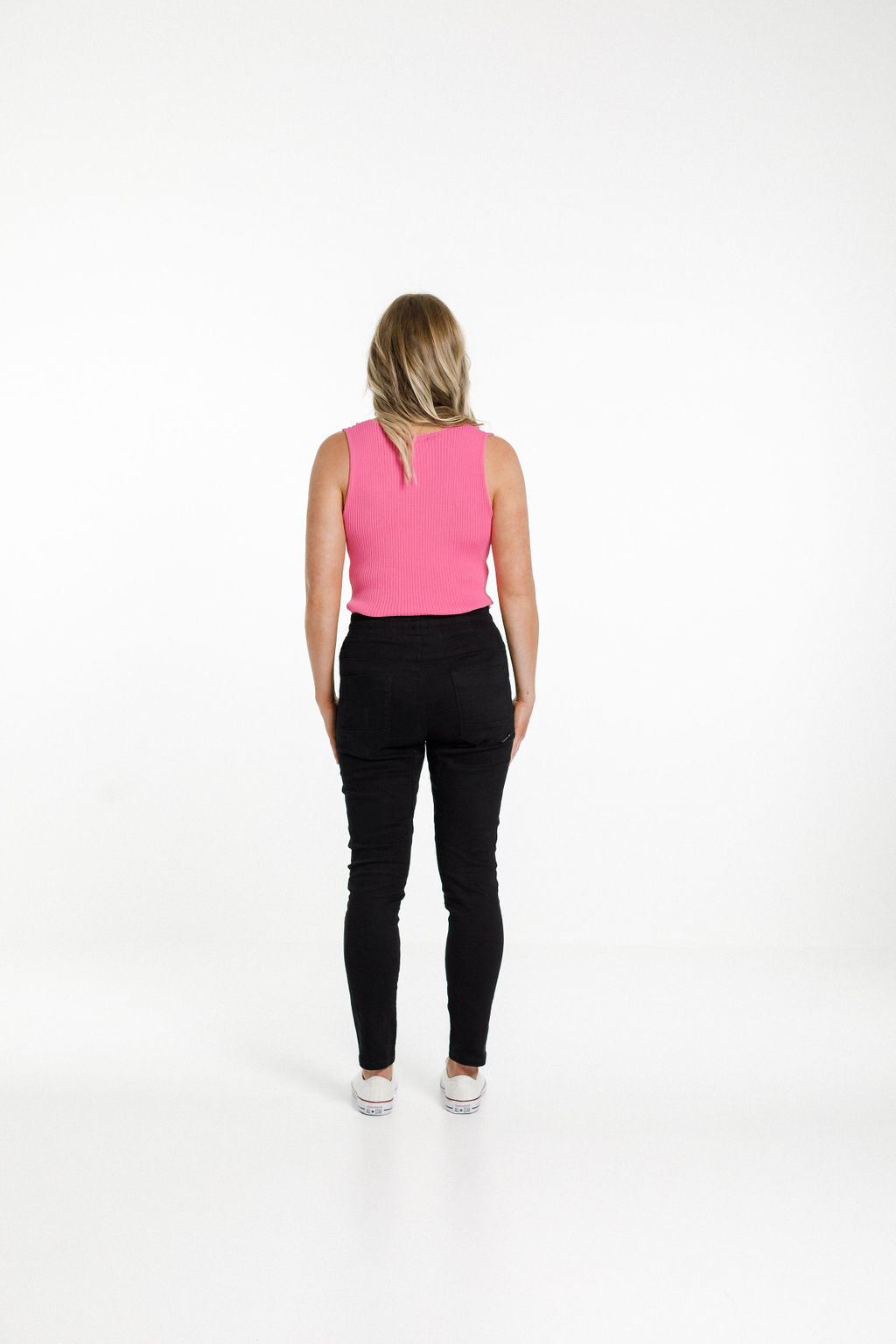 Staple Knitted Singlet - Lollipop Pink