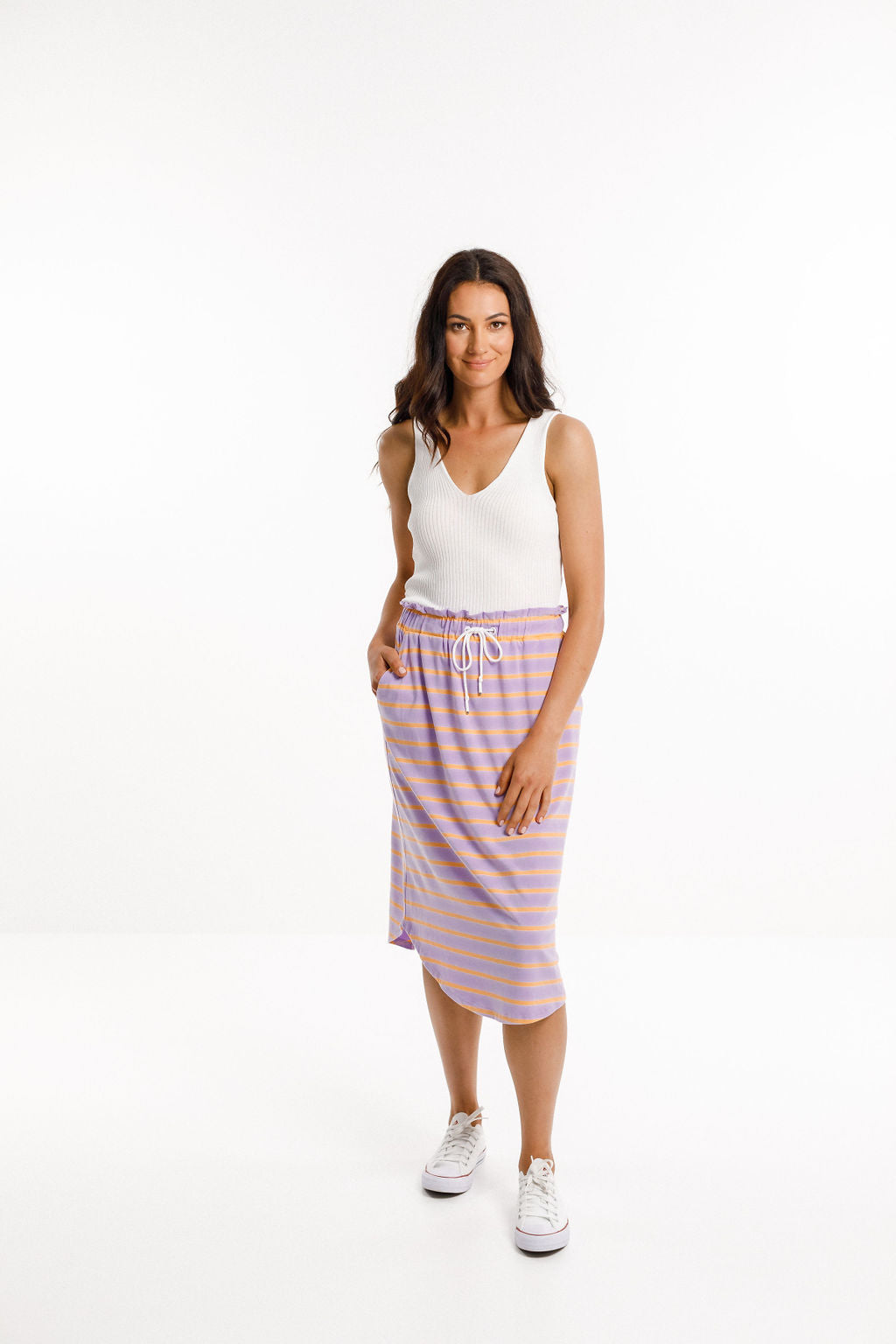Midi Skirt - Sherbet Twist