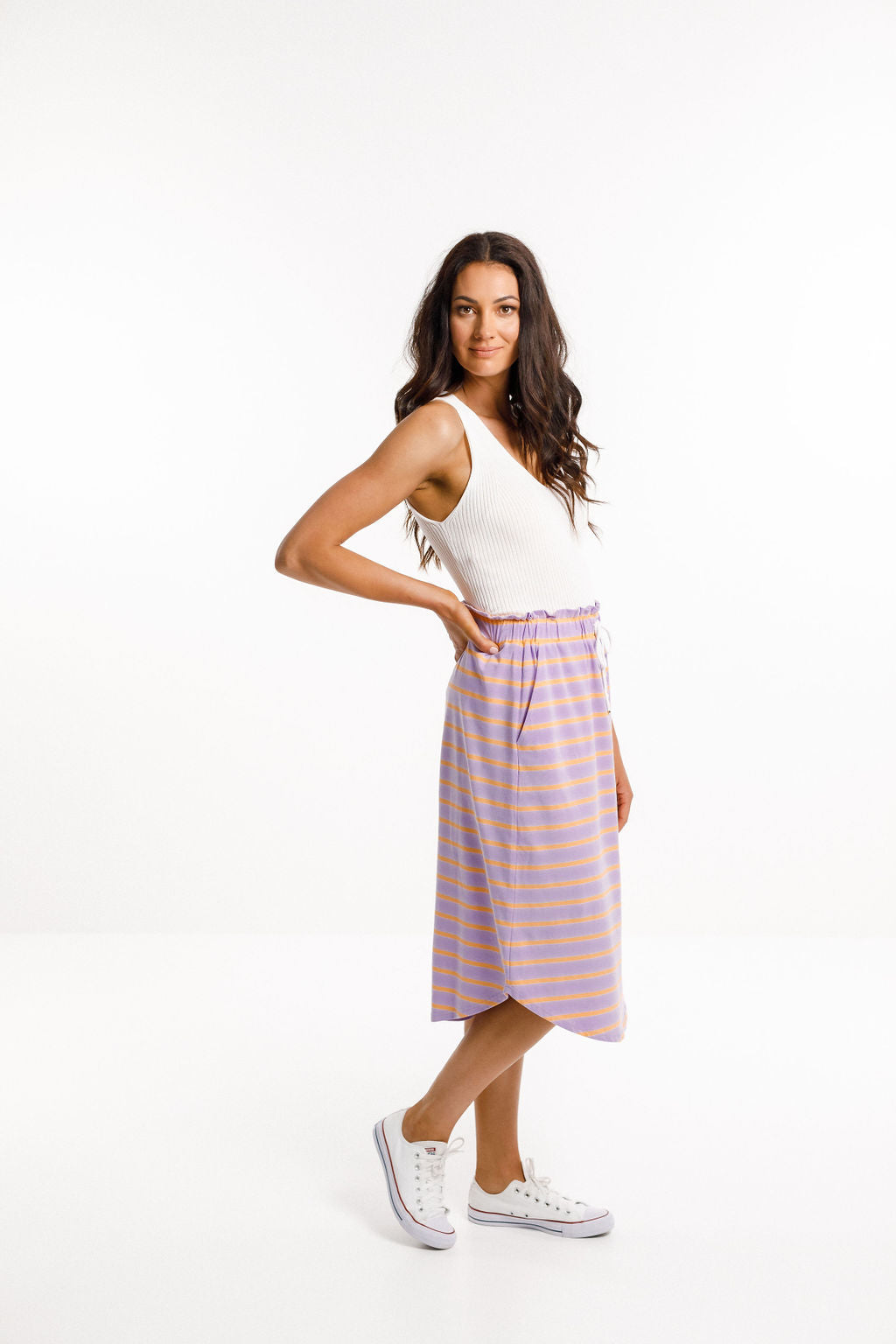 Midi Skirt - Sherbet Twist