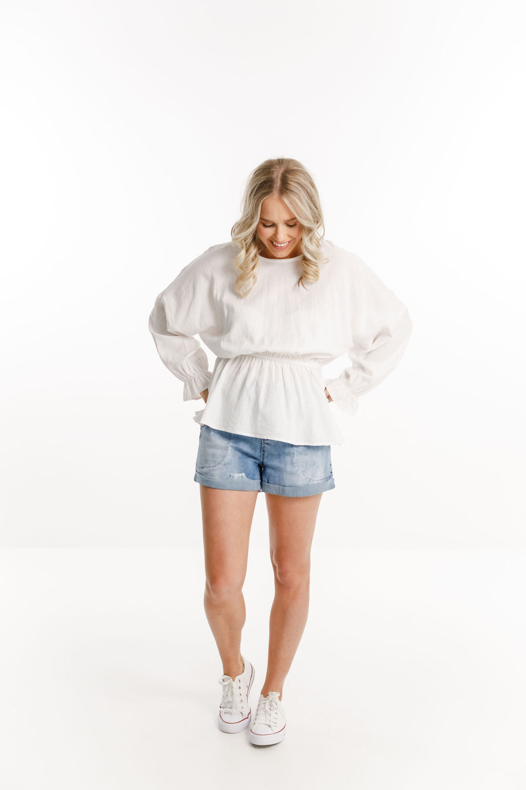 Abby Shirt - White Linen