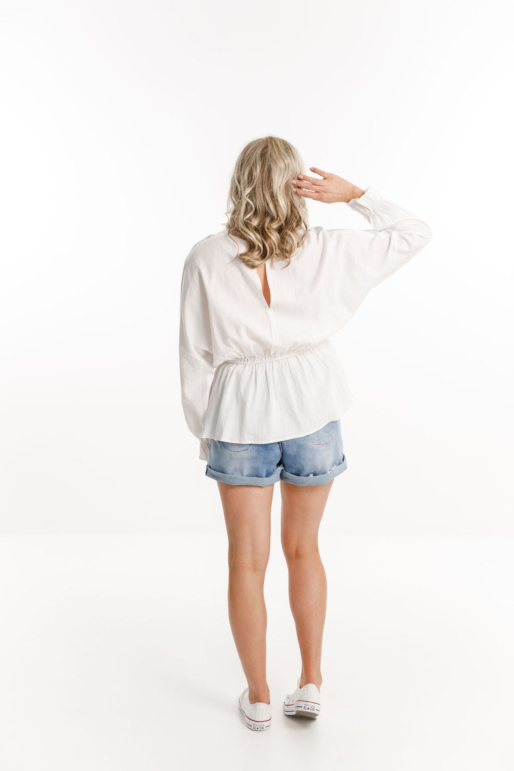 Abby Shirt - White Linen