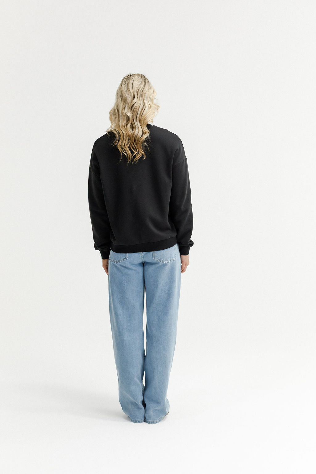 Hugo Crew - Alpine Weight - Black with Black X