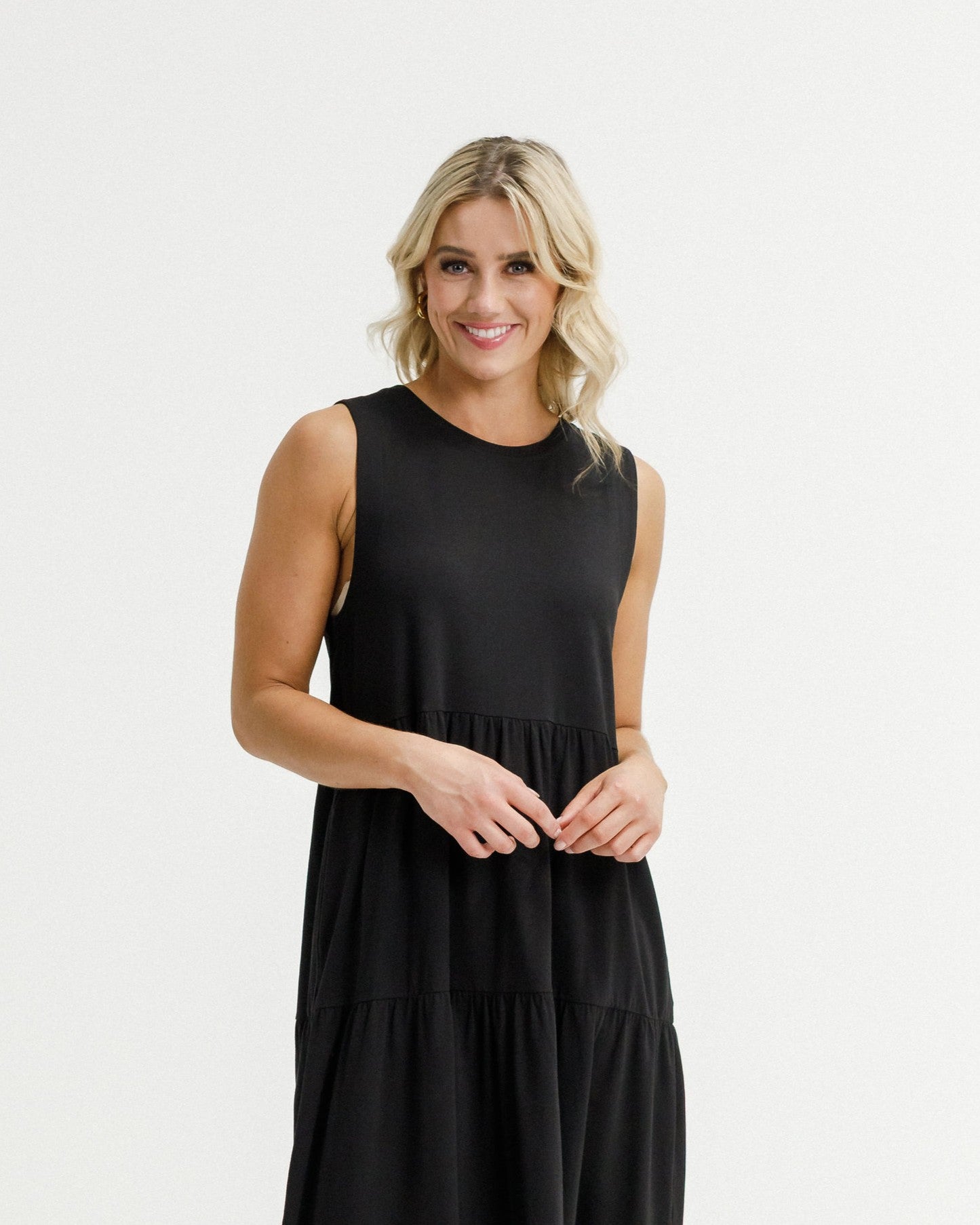 Kendall Singlet Dress - Black