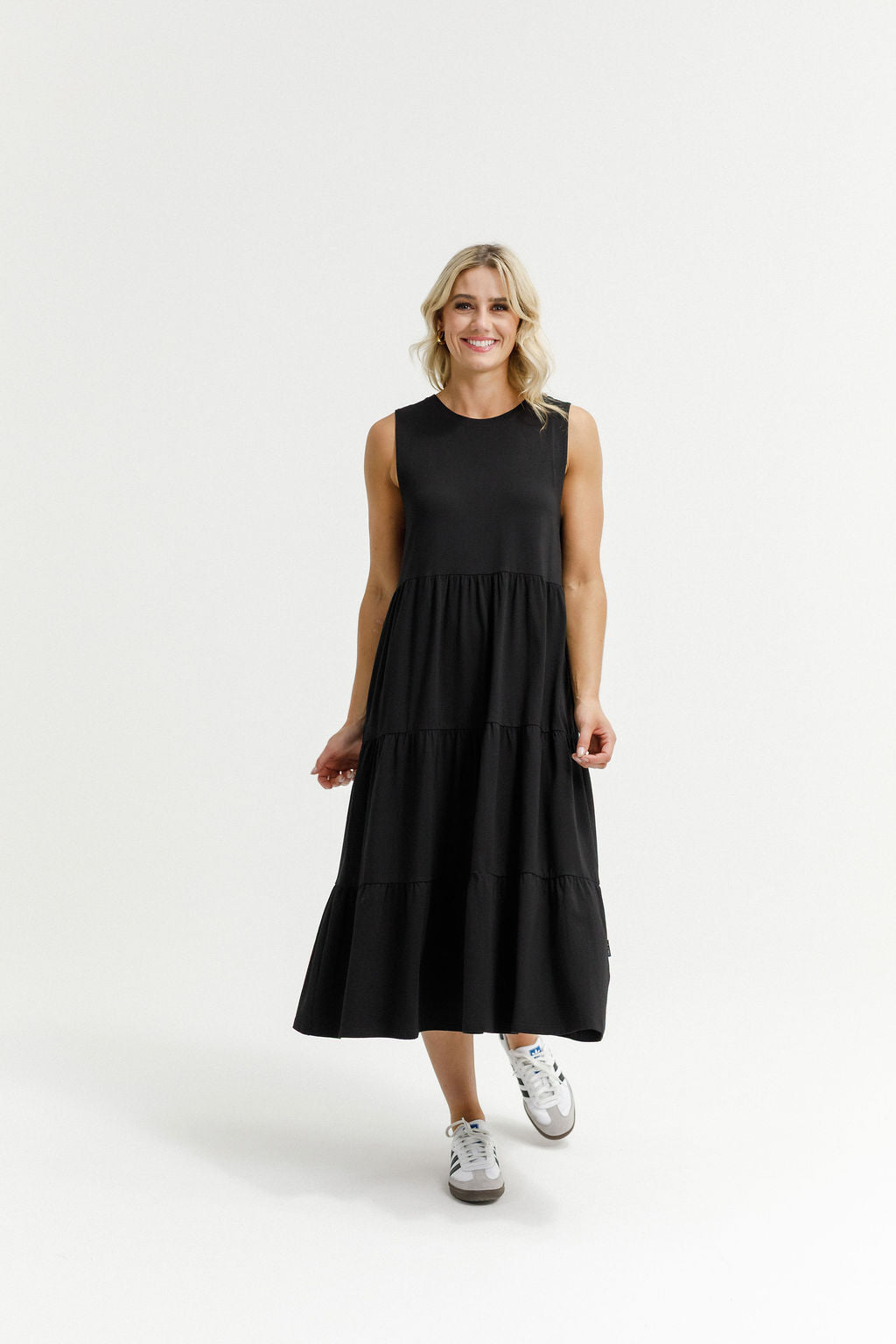 Kendall Singlet Dress - Black