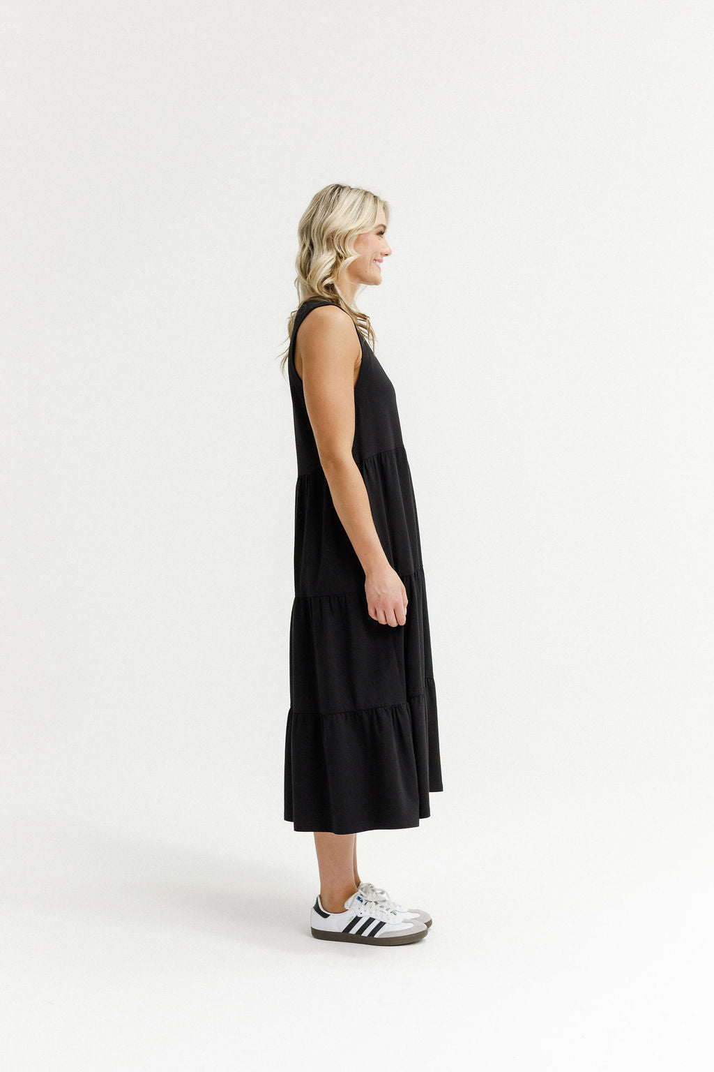 Kendall Singlet Dress - Black