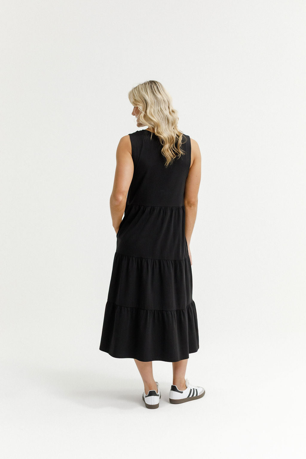 Kendall Singlet Dress - Black