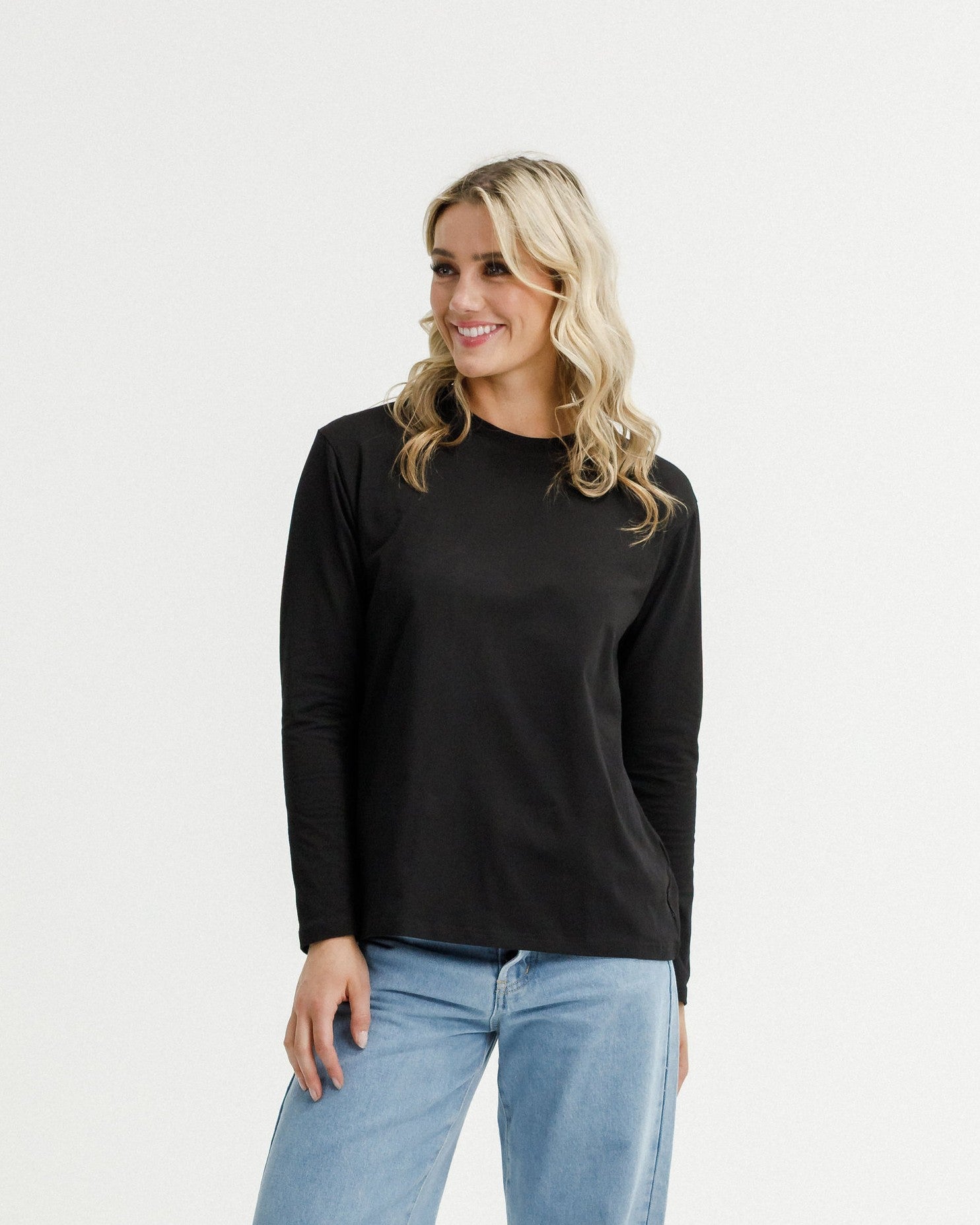 Long Sleeve Chris Tee - Black