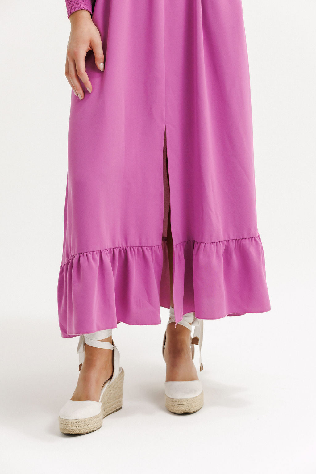 Long Sleeve Greta Dress - Orchid