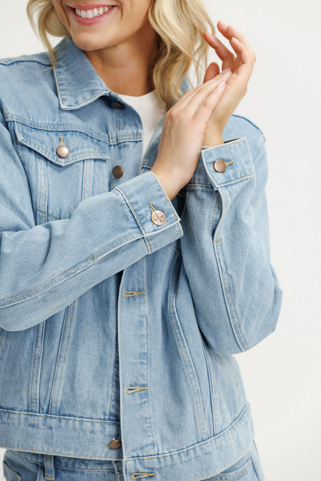 Olly Jacket - Stonewash Denim