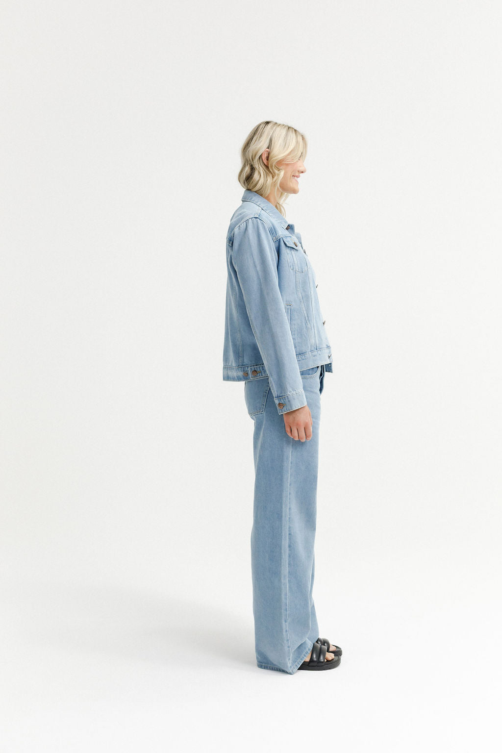Olly Jacket - Stonewash Denim