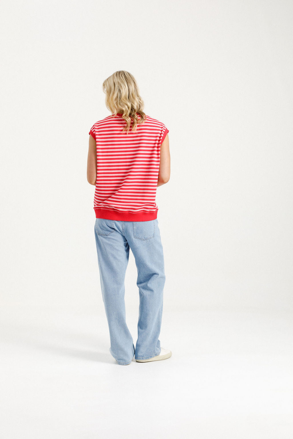 Sailor Tee - Berry Stripe