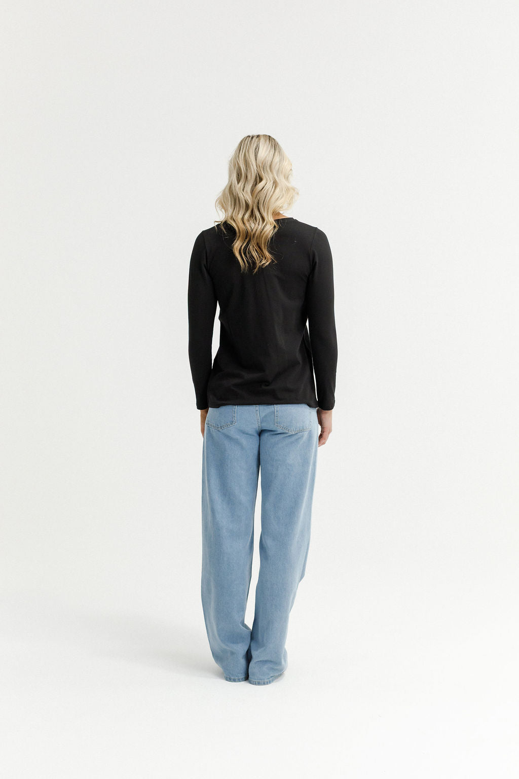 Long Sleeve Taylor Tee - Black