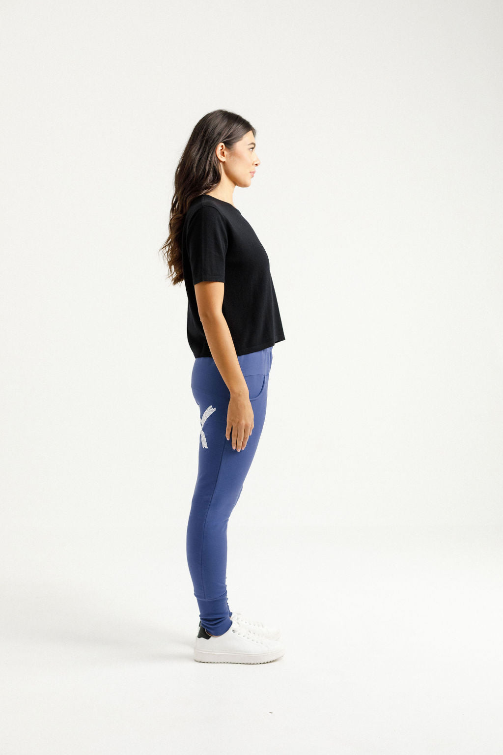 Coming Soon - Alpine Apartment Pant - Hyacinth with Lilac Damask X