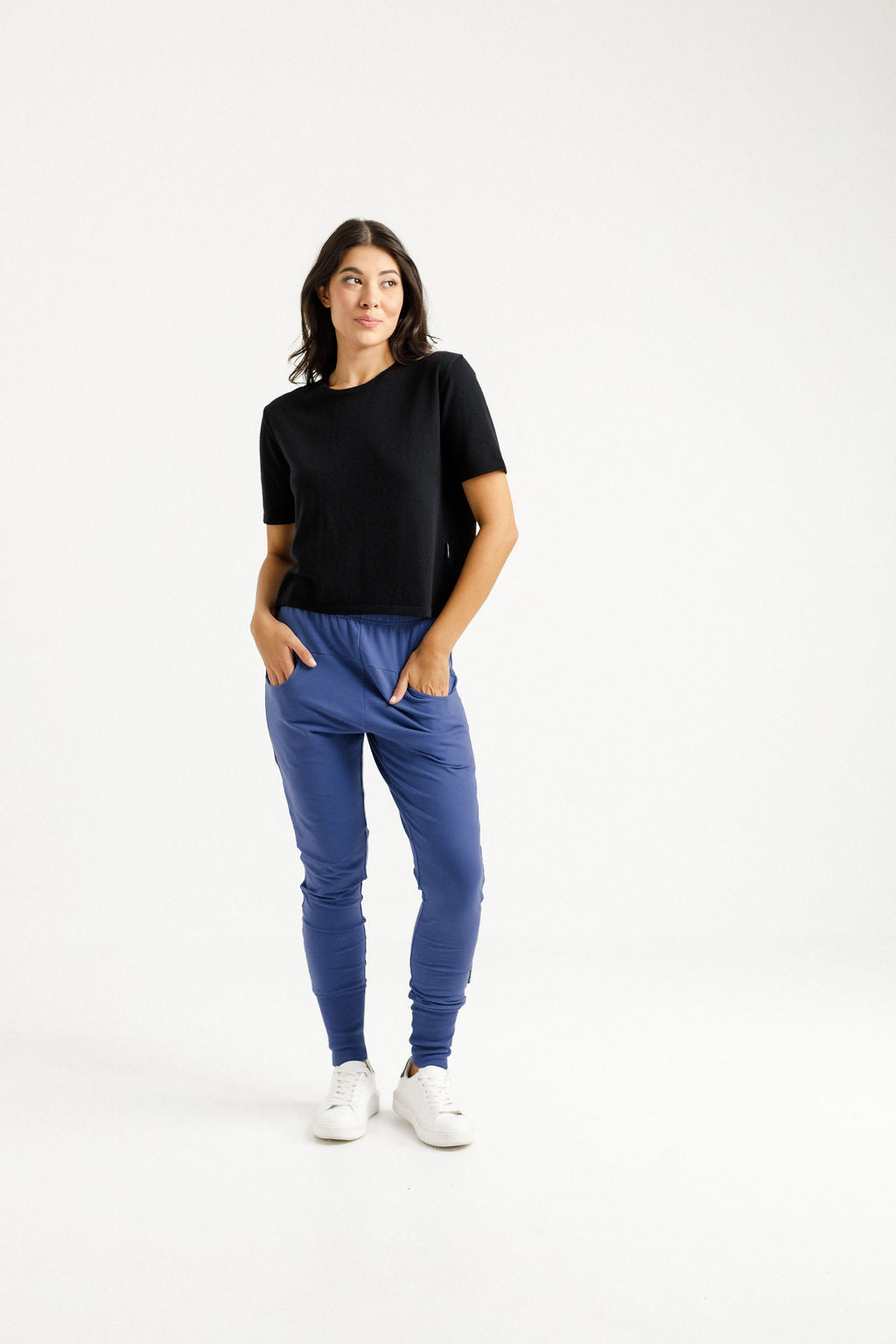 Coming Soon - Alpine Apartment Pant - Hyacinth with Lilac Damask X