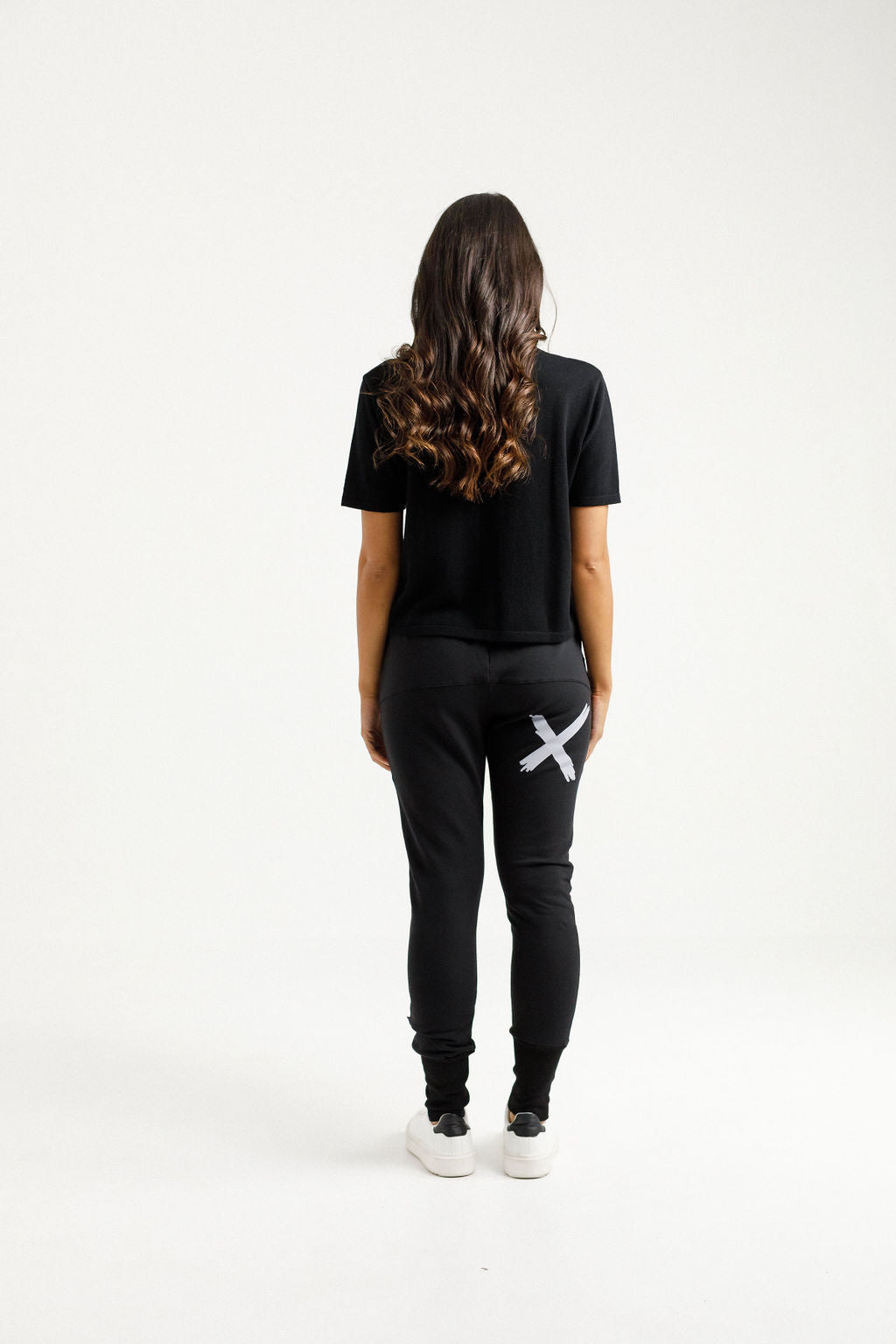Apartment Pants - Alpine Weight - Black with a Lilac X