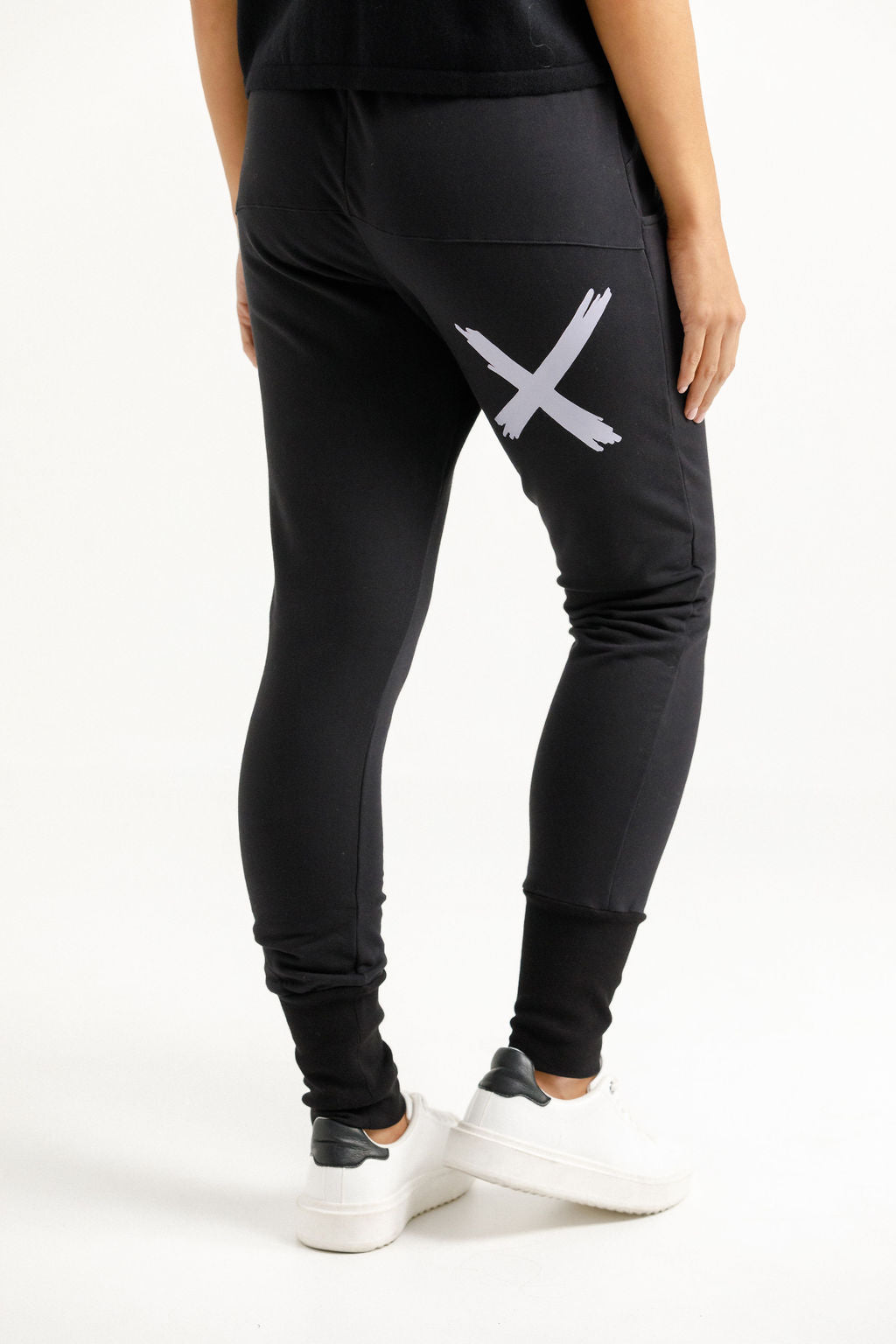 Apartment Pants - Alpine Weight - Black with a Lilac X