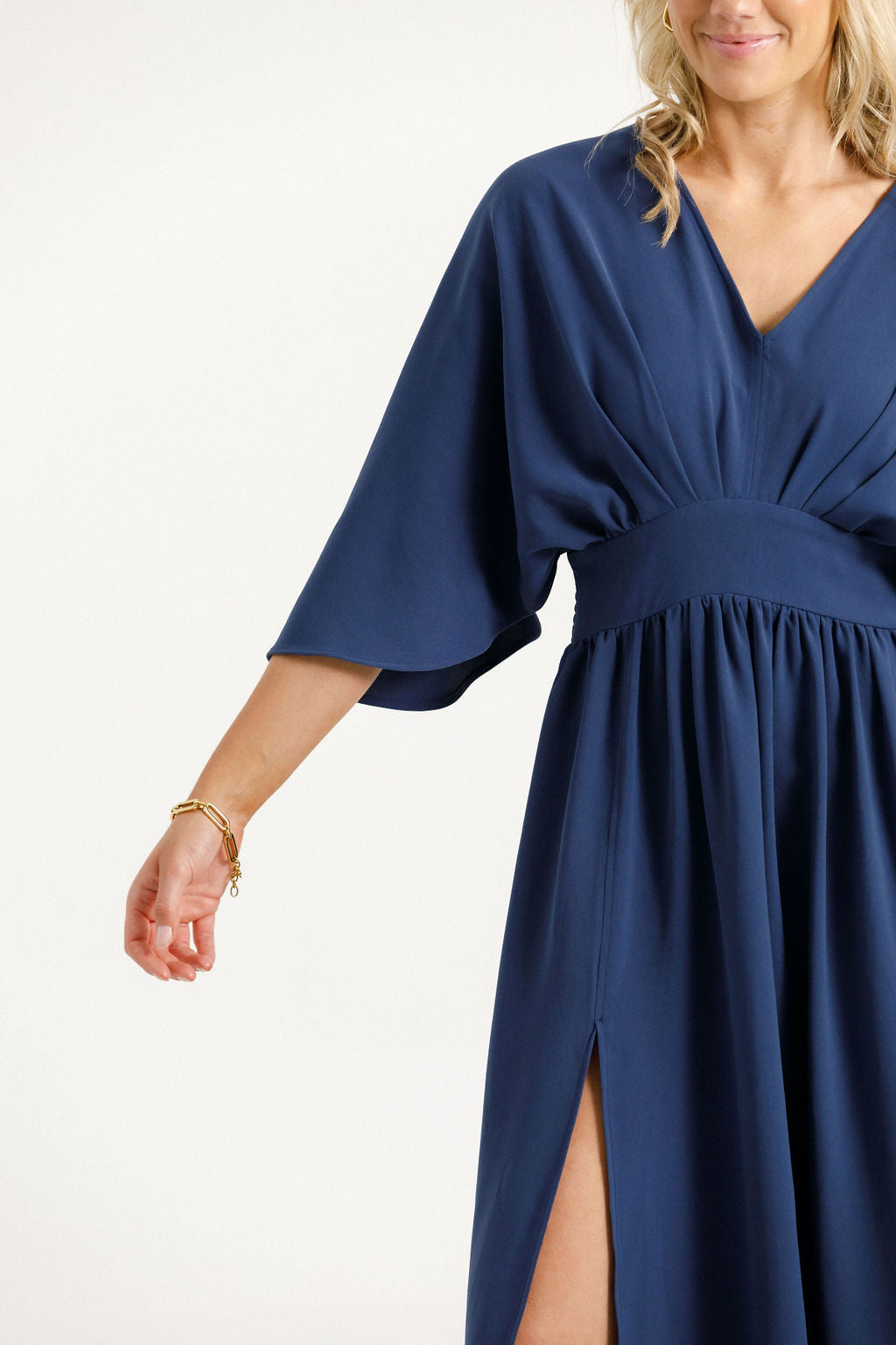 Sara Dress - Indigo Blue