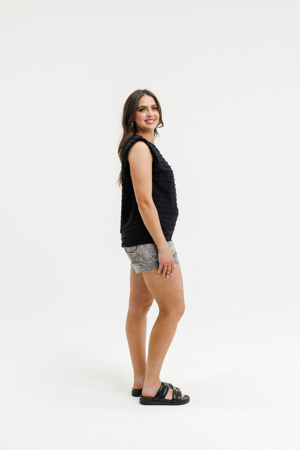 COMING SOON - Milla Tee - Black Petal