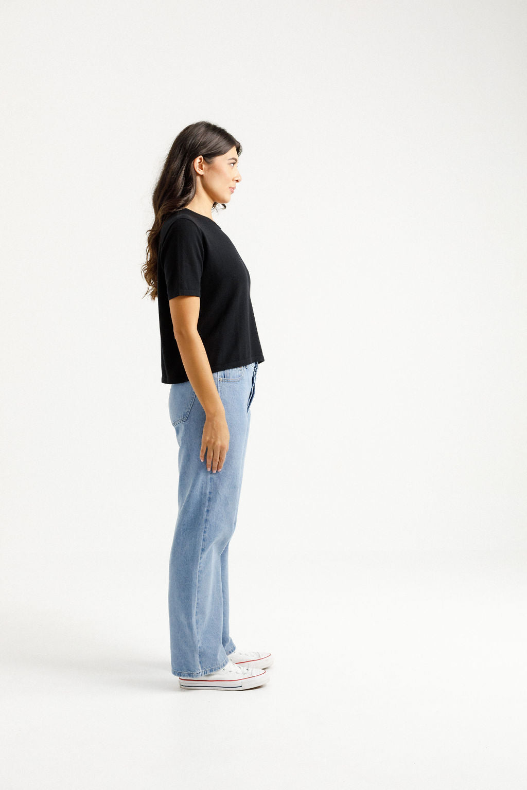 Becky Tee Knitted - Black