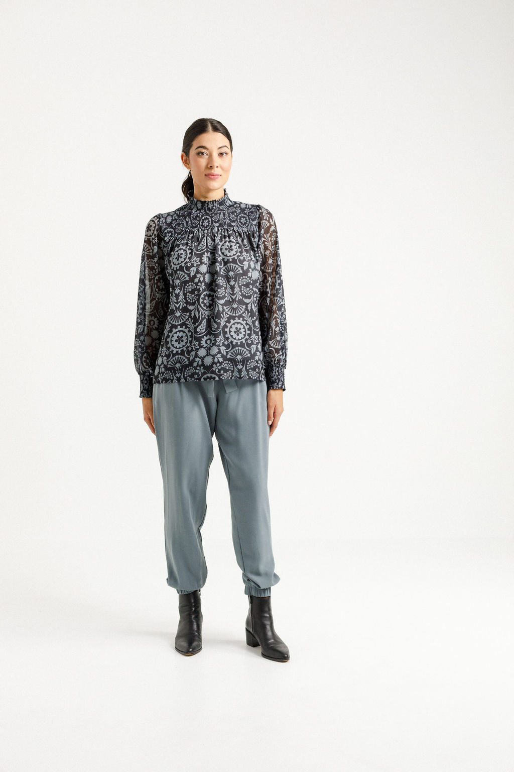 Charlotte Top - Damask