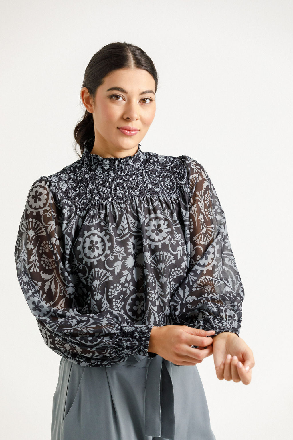 Charlotte Top - Damask