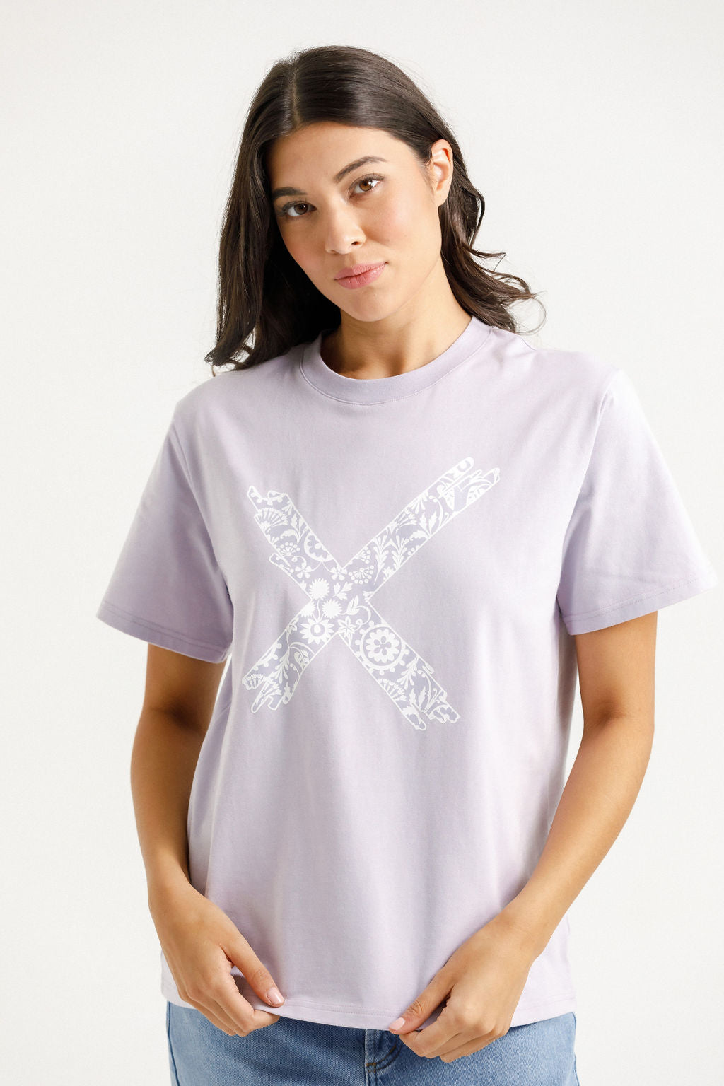 Chris Tee - Lilac with Damask X