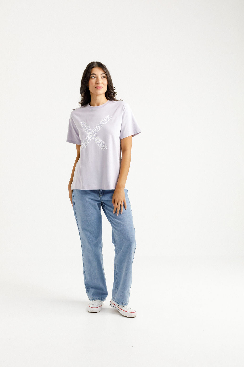 Chris Tee - Lilac with Damask X