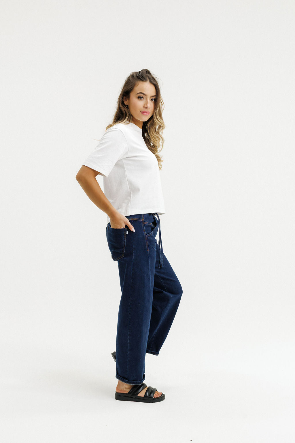 Barrel Jeans - Indigo Wash