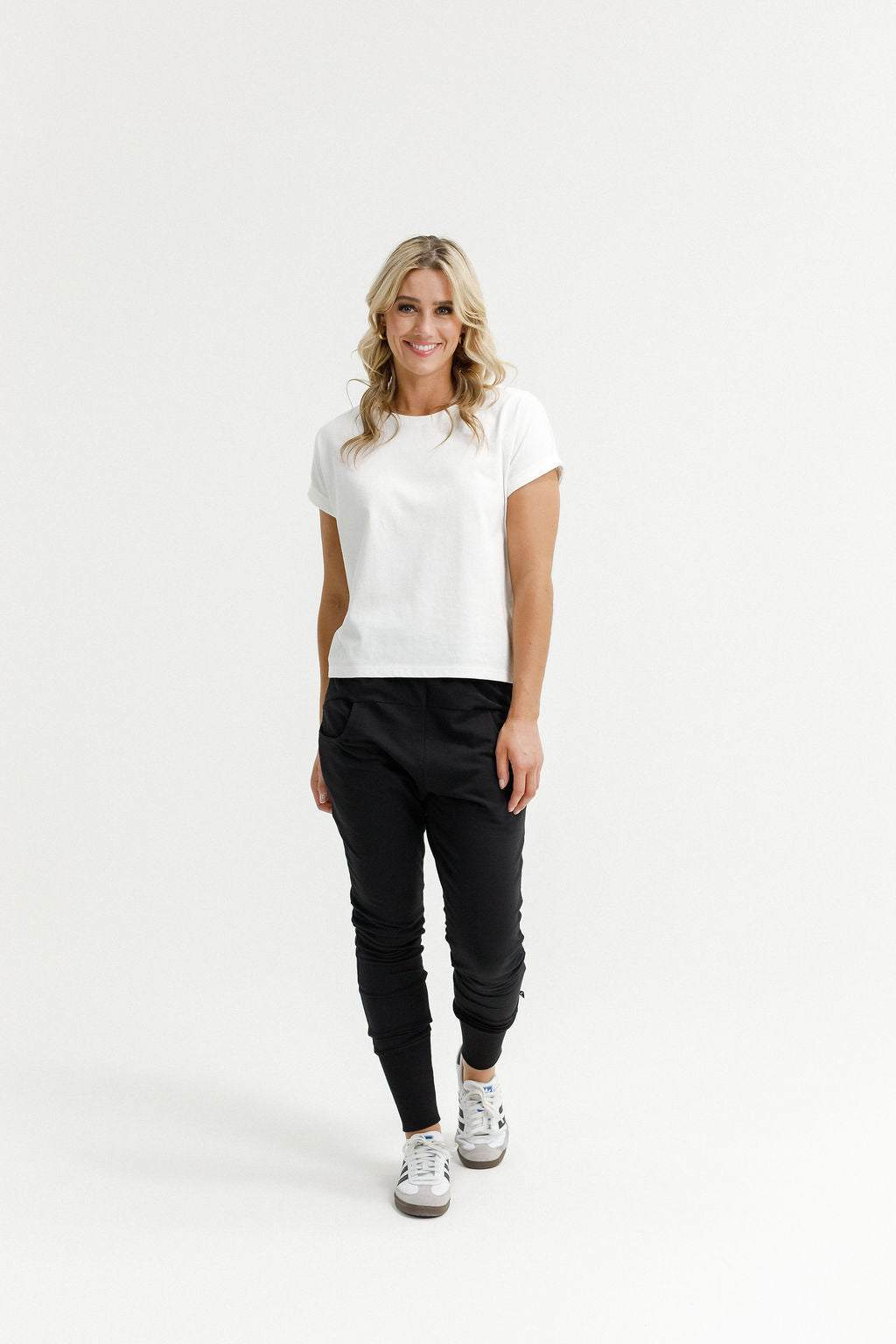 Apartment Pants - Alpine Weight - Black with Coral Shadow X