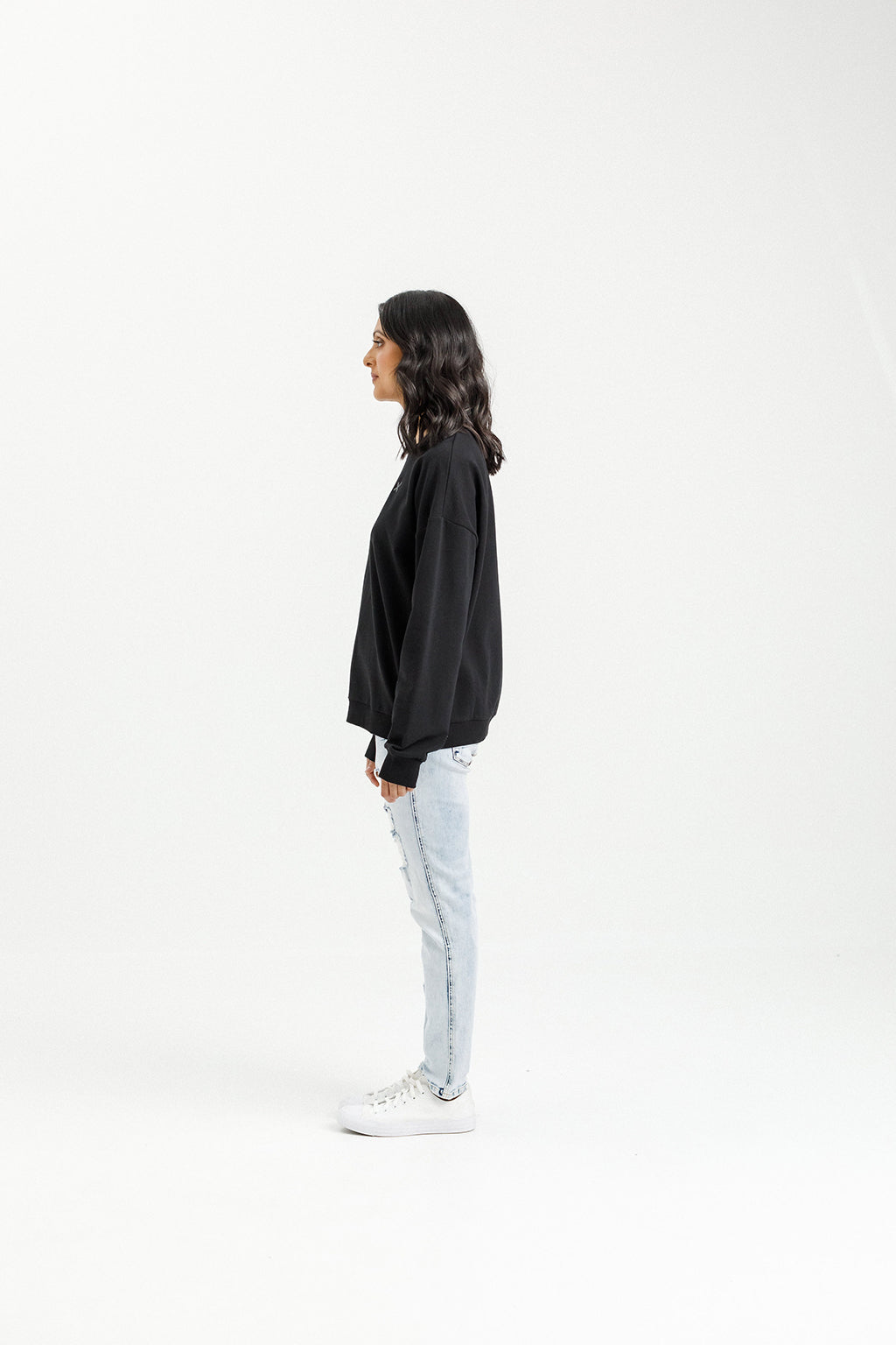 Kayla Crew - Black with Mini X