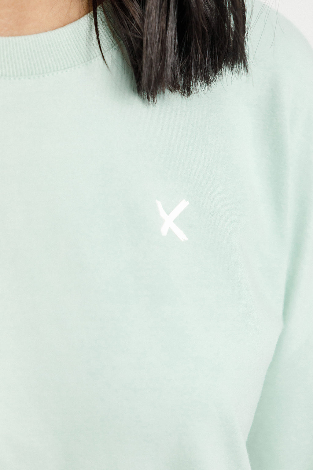 Laylah Crew - Seafoam with Mini X