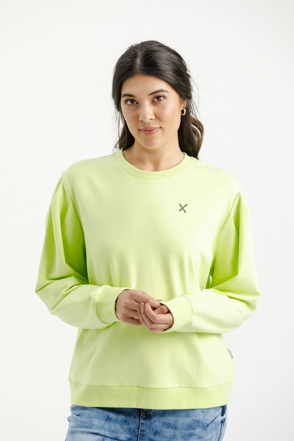 Wylder Crew - Lime with Black X