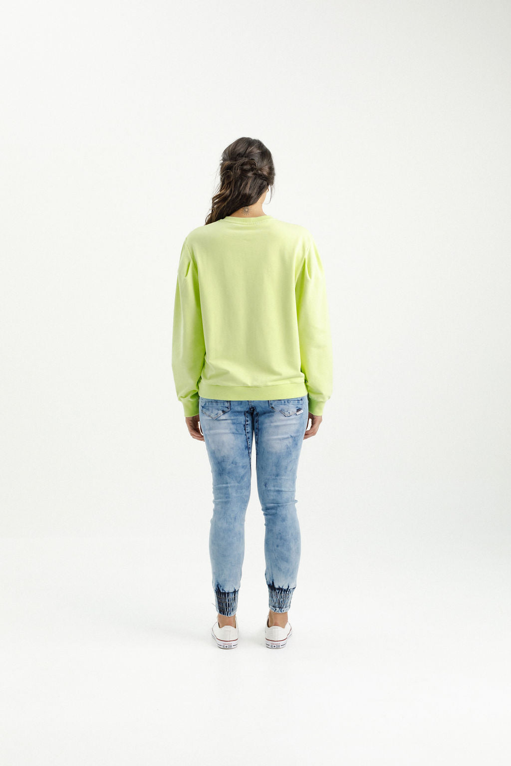 Wylder Crew - Lime with Black X